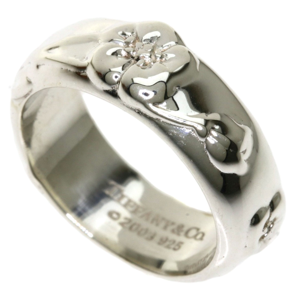 楽天市場】ティファニー フラワーモチーフ リング・指輪 シルバー