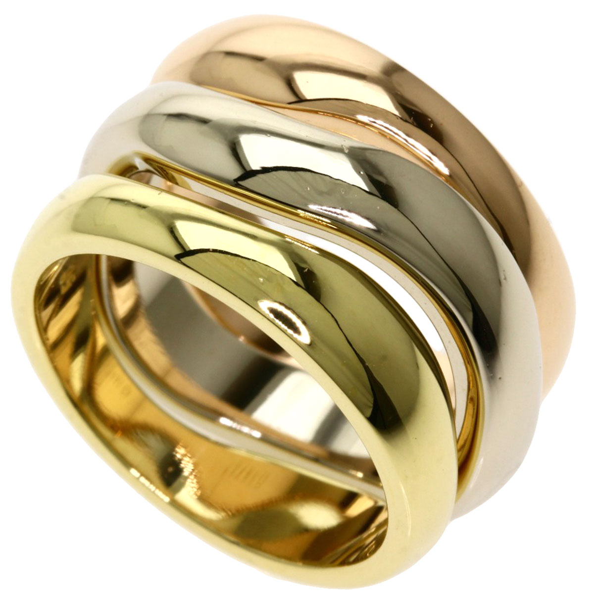 楽天市場】カルティエ ラブミーリング 3本セット #50 リング・指輪 K18