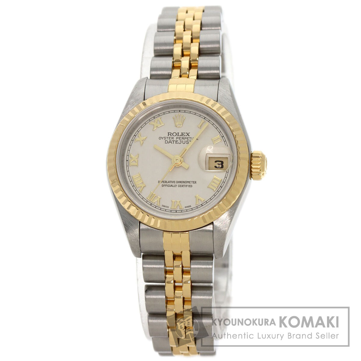 楽天市場】ロレックス 79173 デイトジャスト ピラミッドローマン