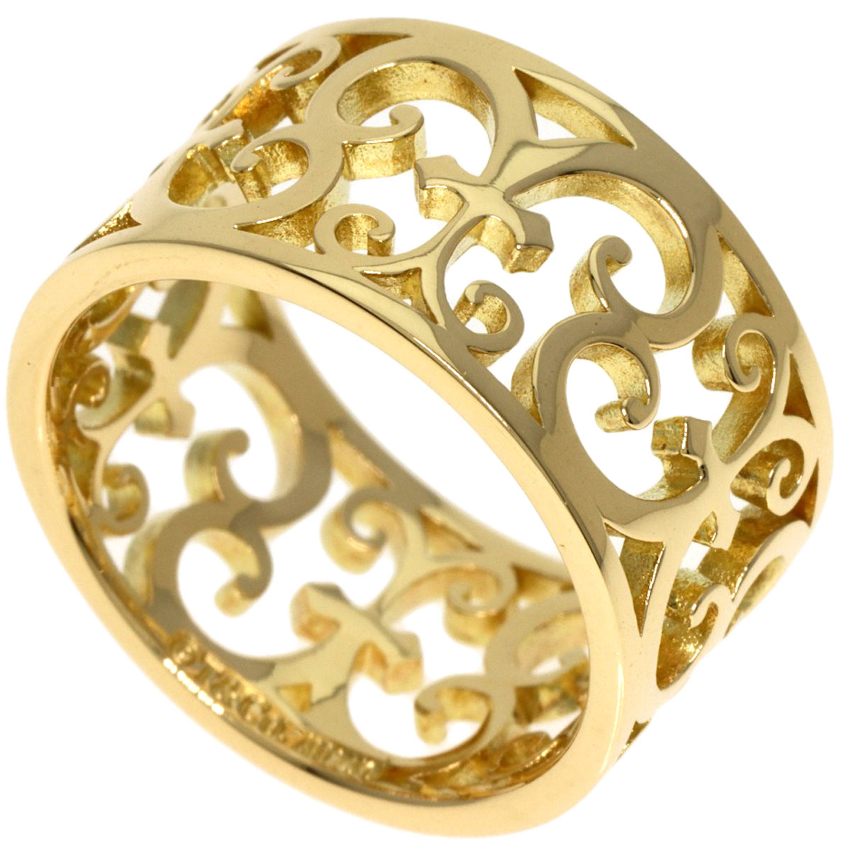 楽天市場】ティファニー エンチャント ワイド リング・指輪 K18