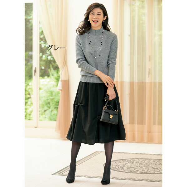 楽天市場】大人 おしゃれ ニット ミセスファッション レディース 秋冬