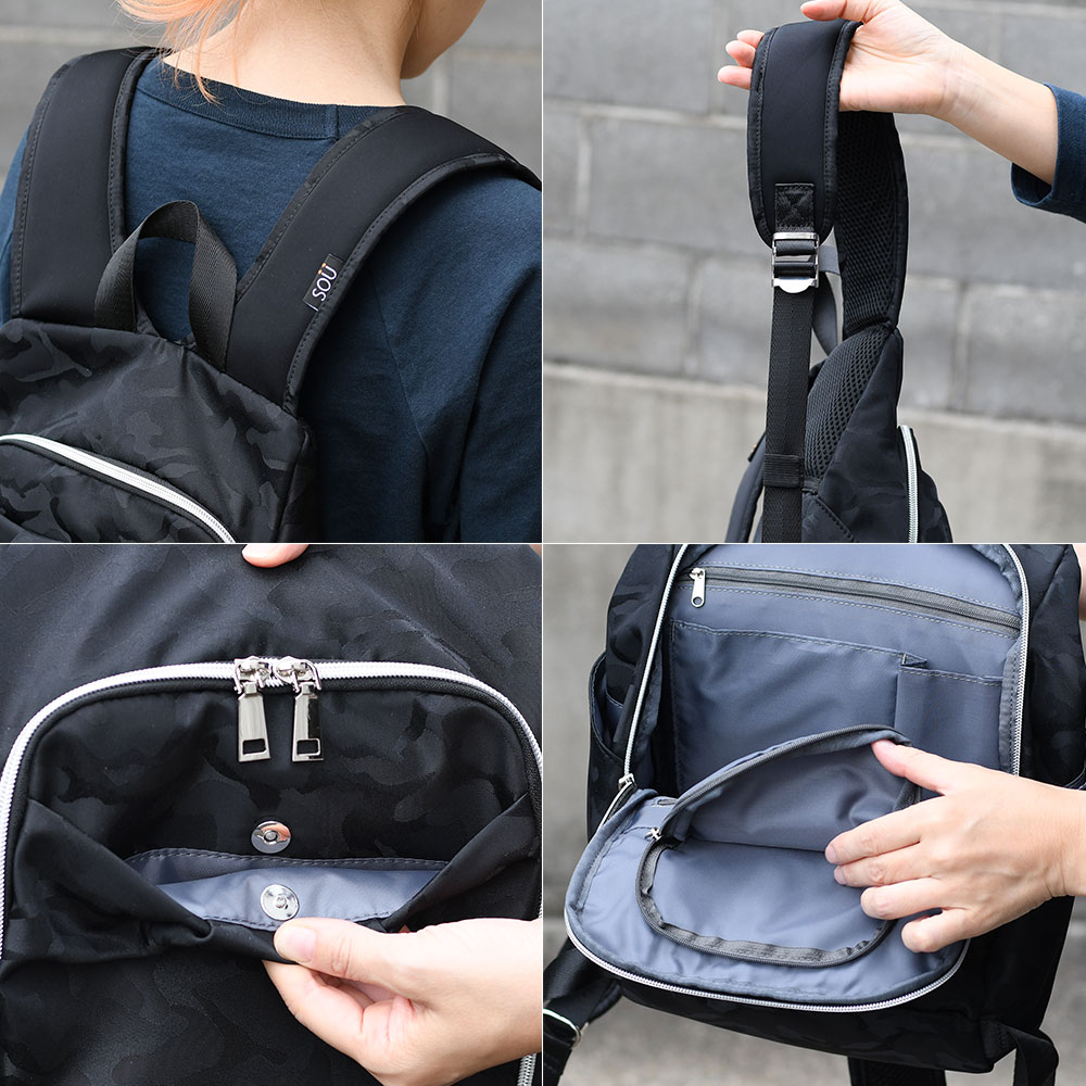 楽天市場】人間工学に基づいて考えたリュック 迷彩柄 カモ Sサイズ