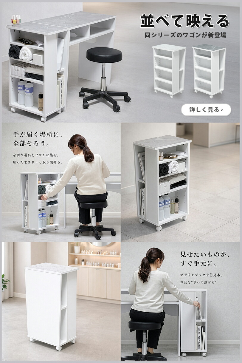 楽天市場】【期間限定10%OFFクーポン配布中】 ネイルデスク ホワイト