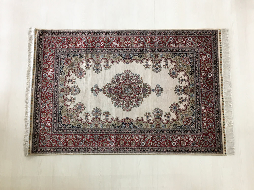 楽天市場】【中国段通 四川 シルク アクセントラグ】絨毯(じゅうたん