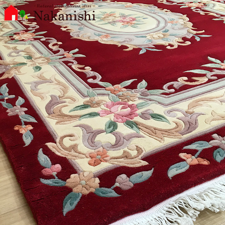 ☆引取り歓迎□中国伝統段通絨毯□最高級□玄関マット