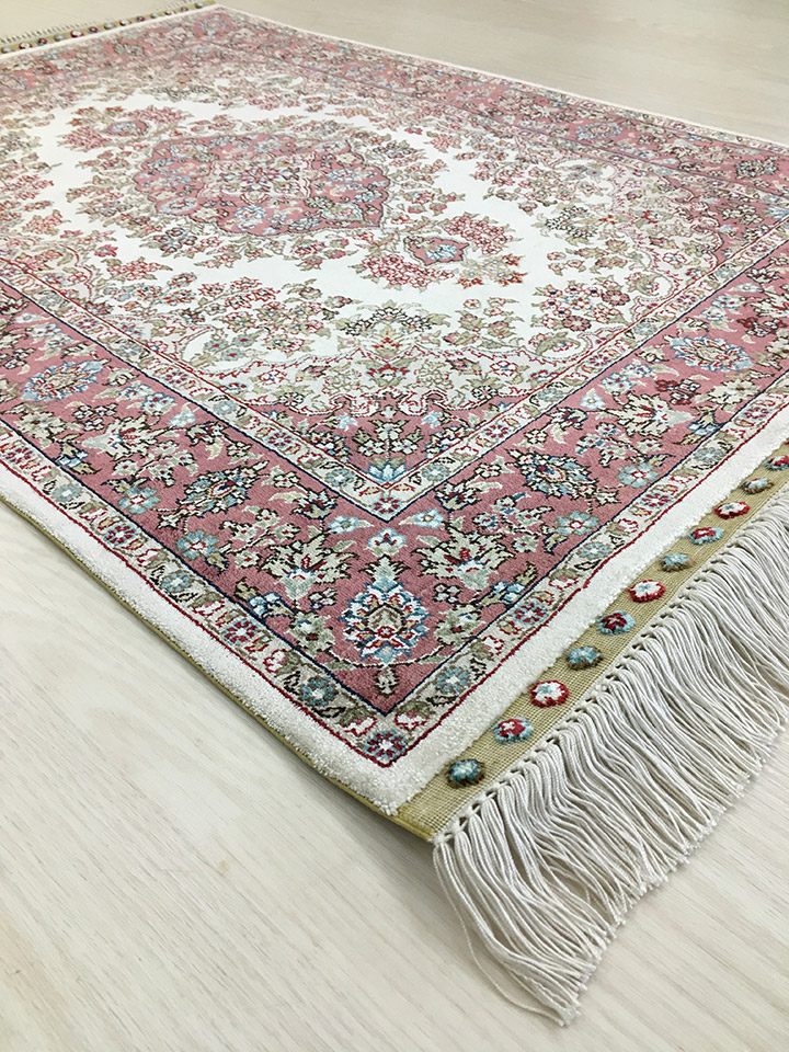 楽天市場】【中国段通 シルク 玄関マット】「喜」絨毯(じゅうたん