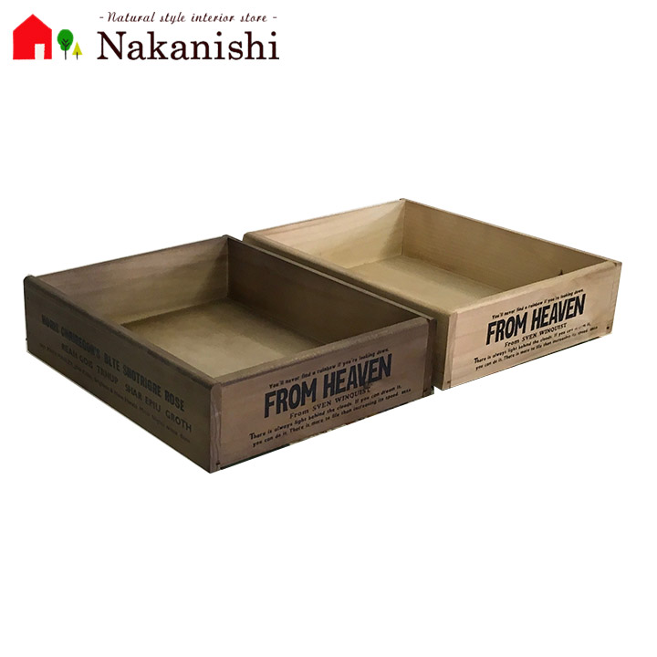 楽天市場】【カントリーボックス 1424 LL】木製 木箱 ウッドボックス