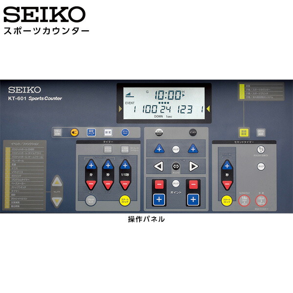 楽天市場】セイコー SEIKO システム スポーツカウンター KT-601