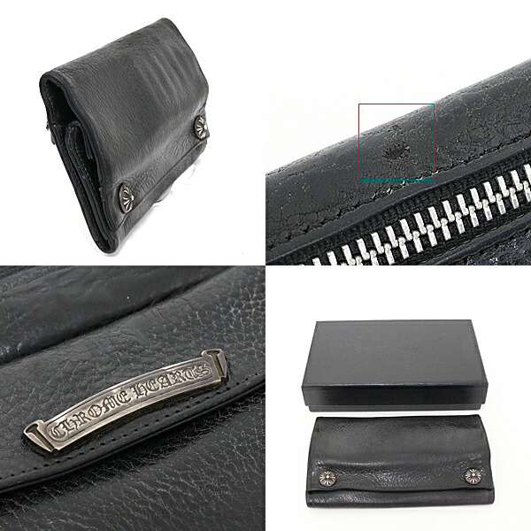 楽天市場】 クロムハーツ グリーシー クロスボタンレザー ロング