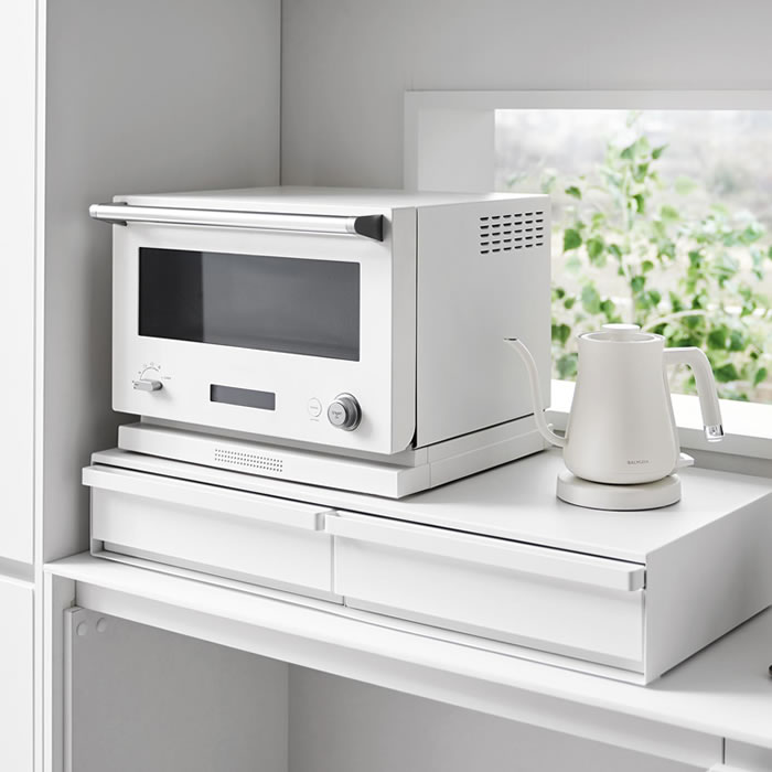 楽天市場】【3/5は最大P10倍♪】レンジ下 収納 ツーウェイキッチン家電