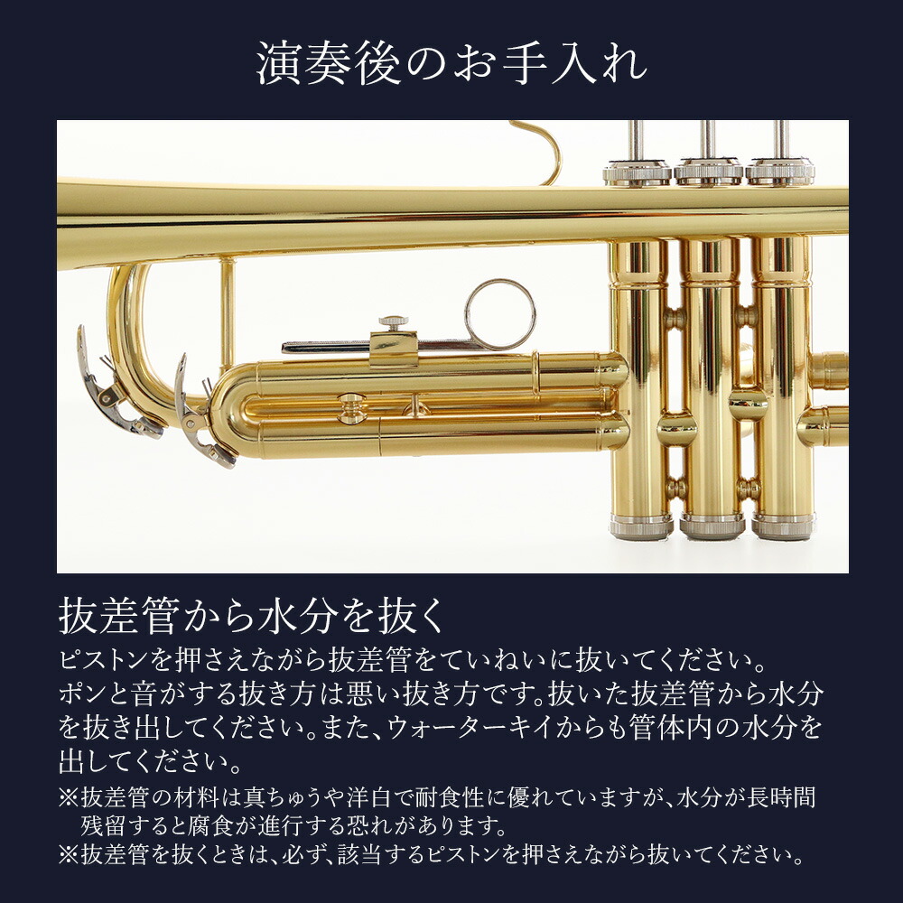Hilax】トランペット HTB-103 お手入れセット ゴールド 初心者 Amazon