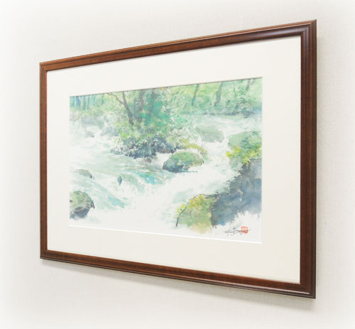 楽天市場】絵画 奥入瀬 （後藤勝美） 送料無料 【海・山】ジクレー版画