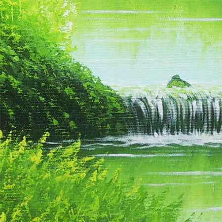 楽天市場】絵画 油絵 陽光 (横山守) 送料無料 【肉筆】【油絵】【日本