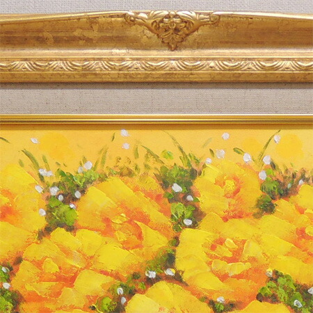 楽天市場】絵画 油絵 黄色いばら （SOO） 送料無料 【肉筆】【油絵