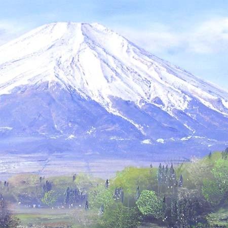 楽天市場】絵画 油絵 富士 （佐田光） 送料無料 【海・山】【肉筆