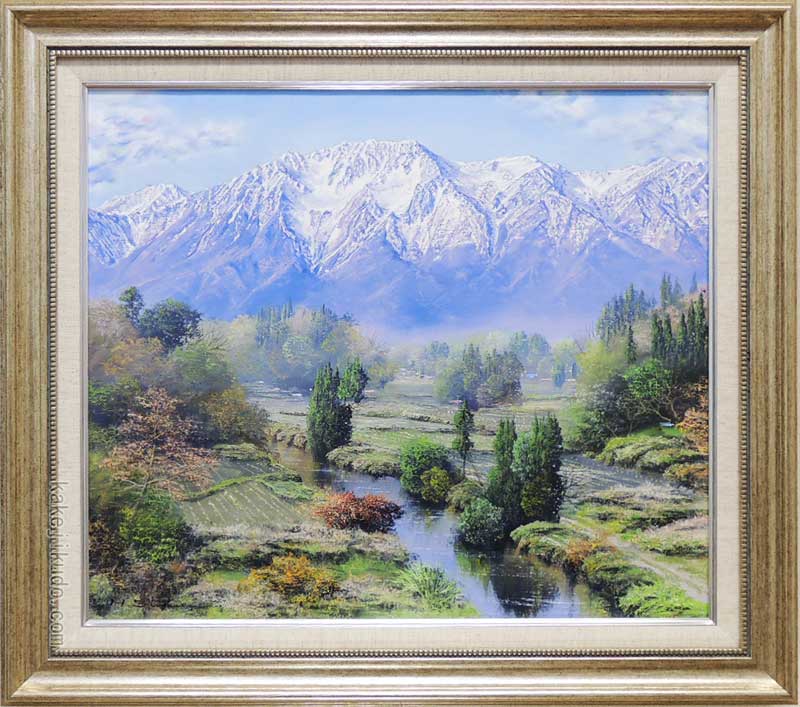 楽天市場】絵画 油絵 立山 （佐田光） 送料無料 【海・山】【肉筆