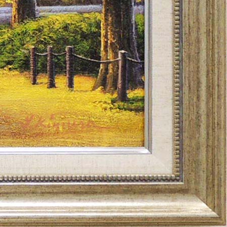 楽天市場】絵画 油絵 神宮外苑いちょう並木 （木村由記夫） 送料無料