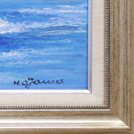 楽天市場】絵画 油絵 雨晴海岸 （小川久雄） 送料無料 【海・山