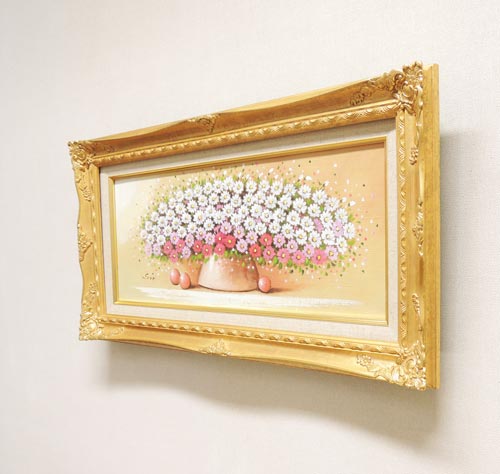 楽天市場】絵画 油絵 マーガレット （SOO） 送料無料 【肉筆】【油絵