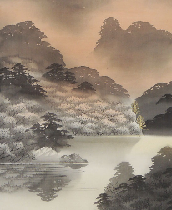 楽天市場】掛け軸 富峰紅 （西脇繁華） 送料無料 【掛軸】【一間床