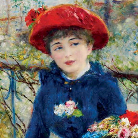 楽天市場】ルノワール 絵画 二人の姉妹—テラスにて— 送料無料 【複製