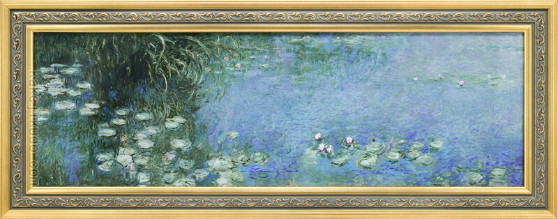 楽天市場】クロード・モネ 睡蓮、朝 オランジュリー美術館所蔵絵画