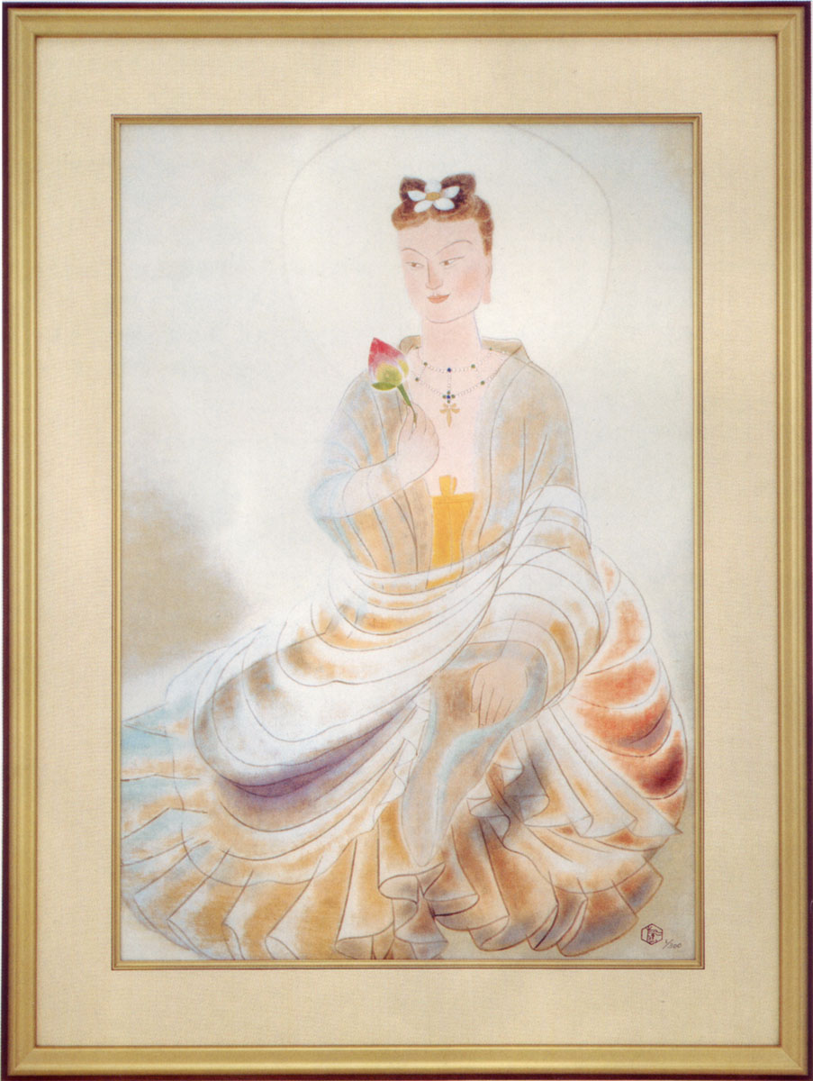 楽天市場】小倉遊亀 絵画 菩薩 送料無料 【複製】【美術印刷】【巨匠