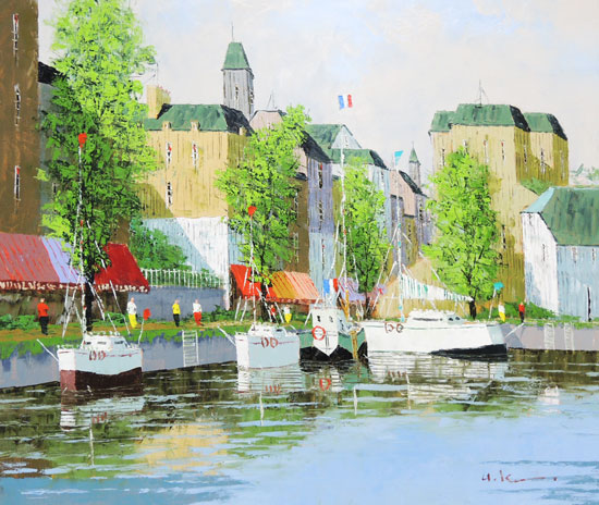 楽天市場】絵画 油絵 オンフルール F20号 （黒沢久） 送料無料 【肉筆