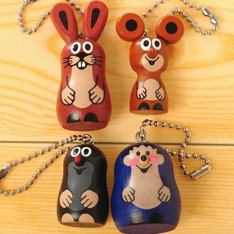 楽天市場】チェコの人気キャラクター もぐらのクルテク ウッドキー