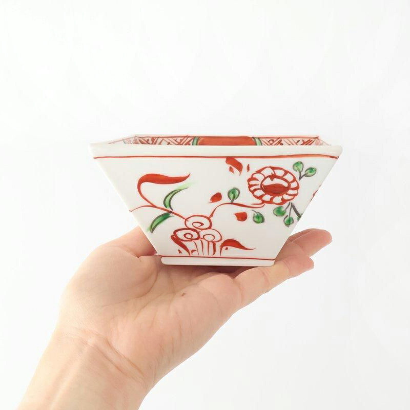 楽天市場】【10％OFFクーポン】四角鉢 小 呉須赤絵 磁器 有田焼 小鉢