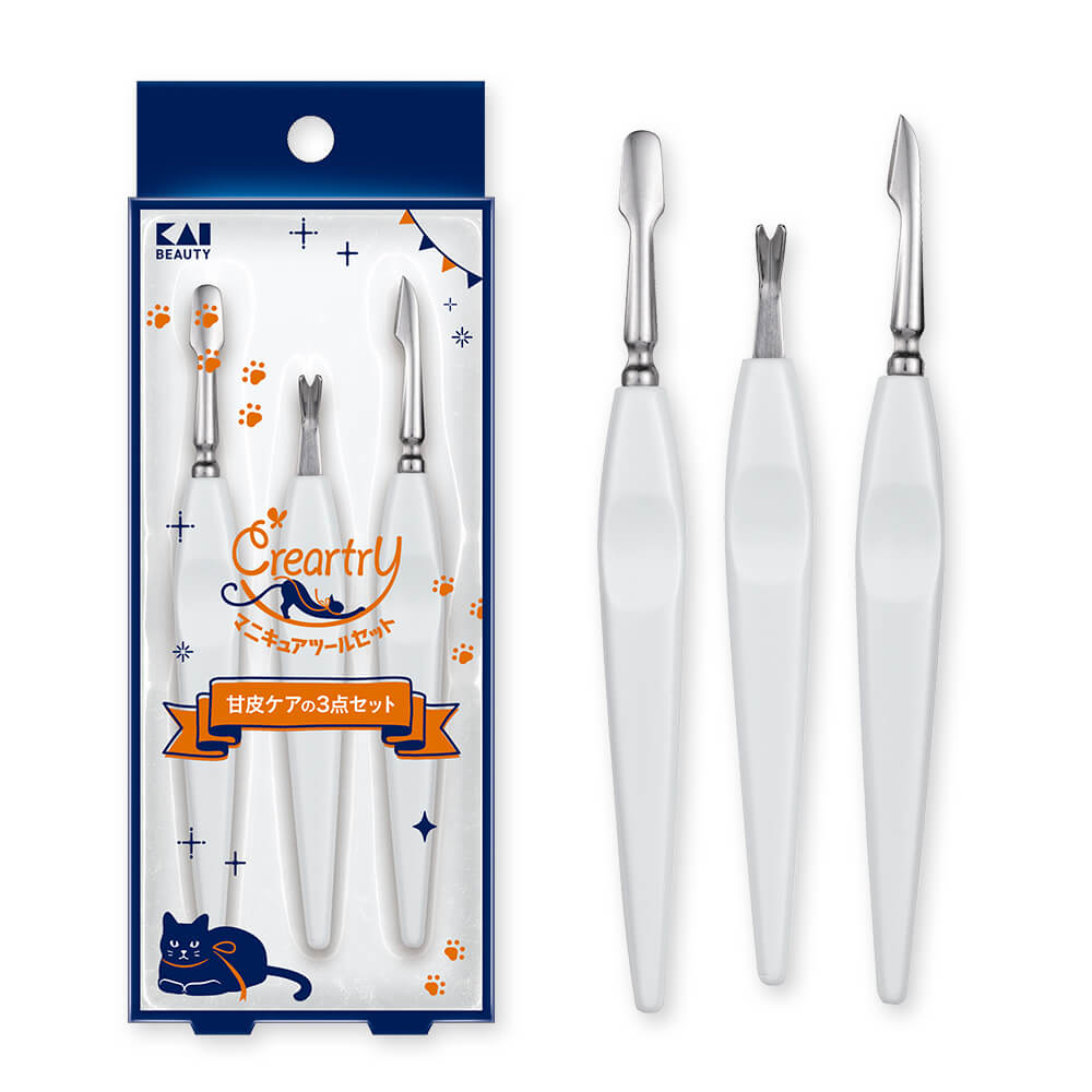 楽天市場】マニキュアツールセット 貝印 KAI マニキュア 甘皮押し 甘皮