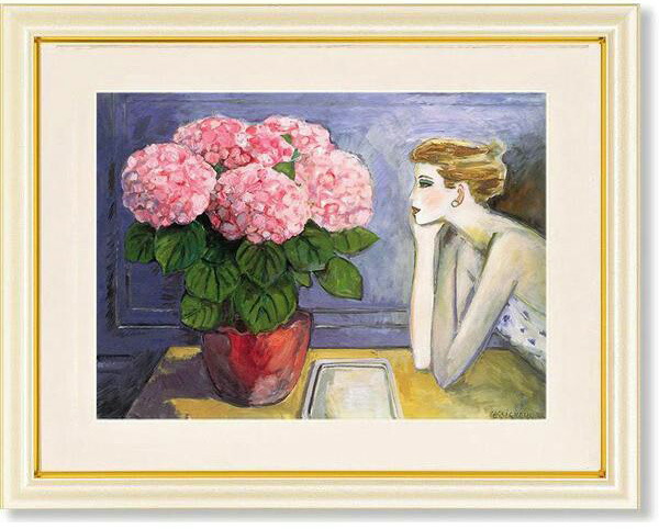 楽天市場】絵画 カシニョール あじさい インテリア アート : 絵画生活
