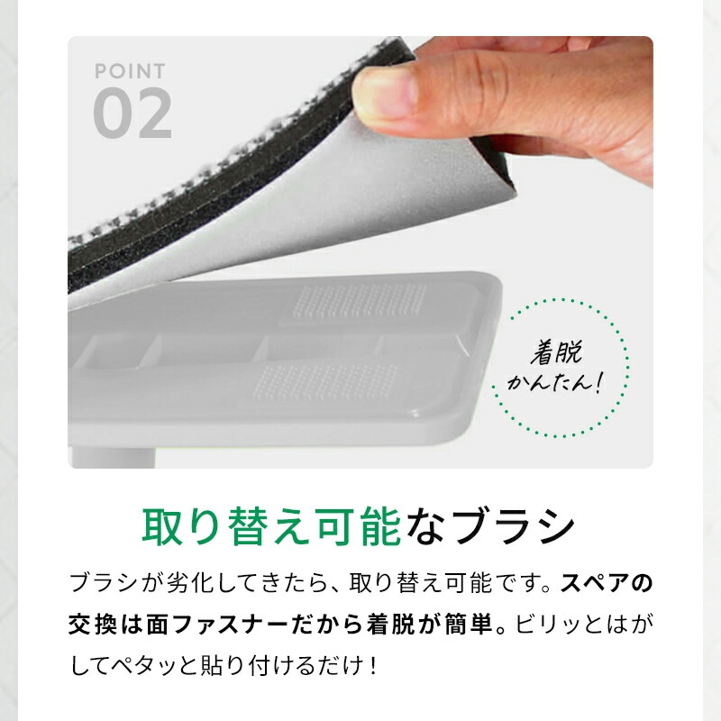 楽天市場】アズマ公式 玄関タイルブラシスポンジ つなぎ柄 (スペア2枚