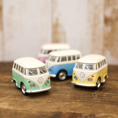 楽天市場】○o。パステルカラー ワーゲンバス ミニカー(S)【Little Van