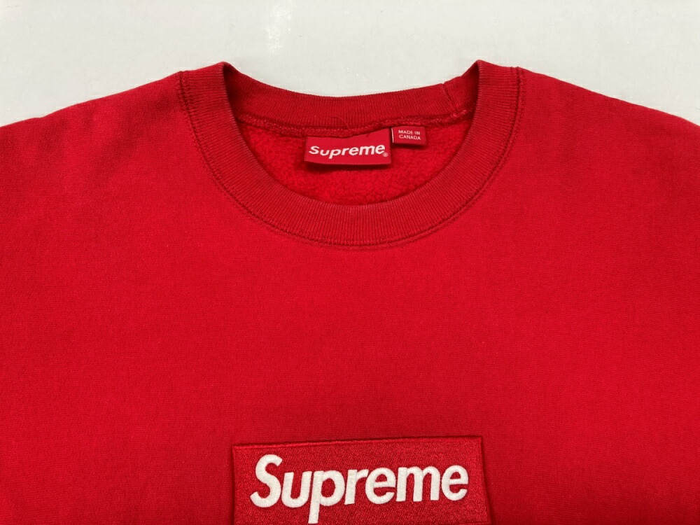 楽天市場】【中古】 シュプリーム SUPREME REVRSE WEAVE BOX LOGO