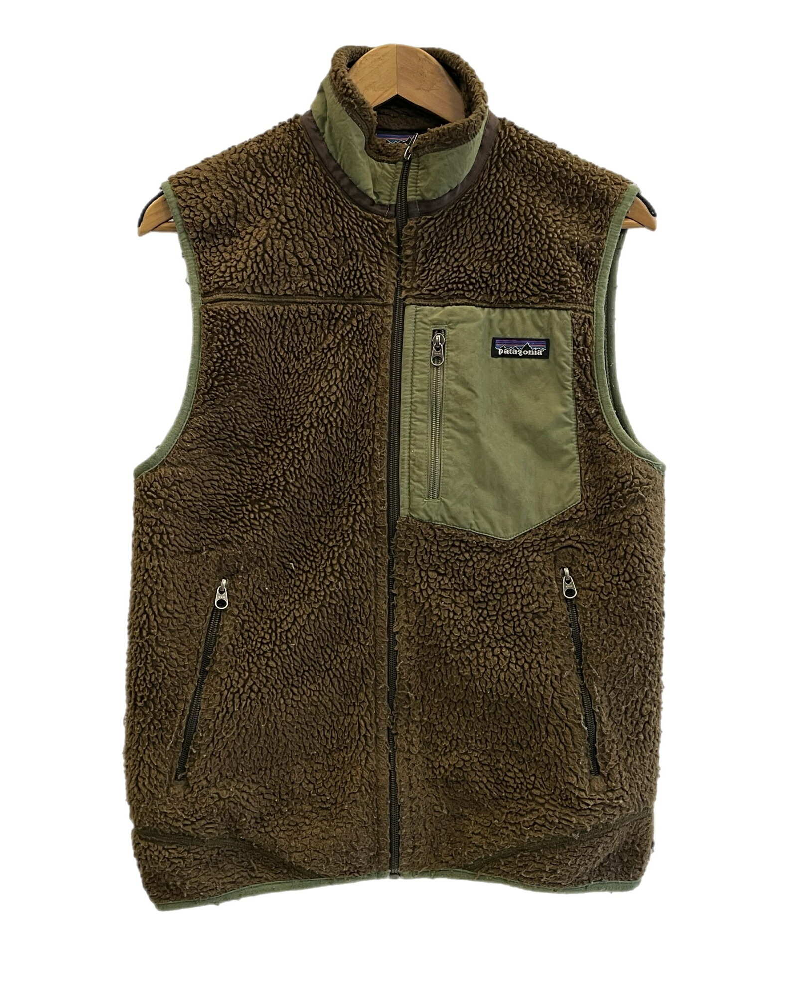 楽天市場】パタゴニア フリース ベスト グリーンの通販