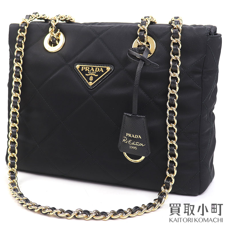 楽天市場】【美品】プラダ【PRADA】プラダ Re-Edition 1995 チェーン