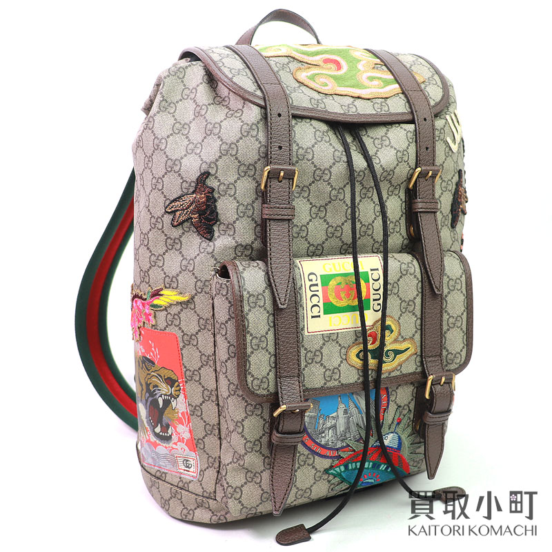 楽天市場】gucci グッチ ソフト ggスプリーム キャンバス バックパック