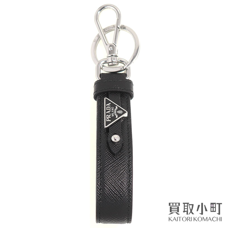 楽天市場】プラダ サフィアーノ トライアングル キーホルダーの通販