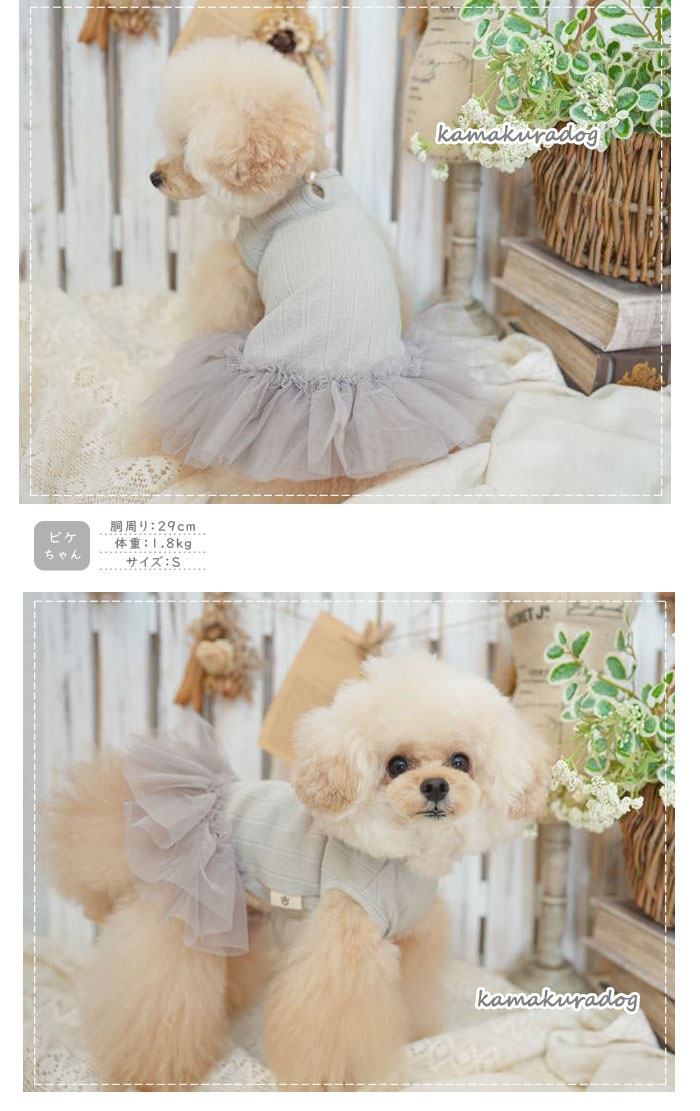 楽天市場】【犬 ワンピース】ロマンスグレーワンピース 鎌倉DOG