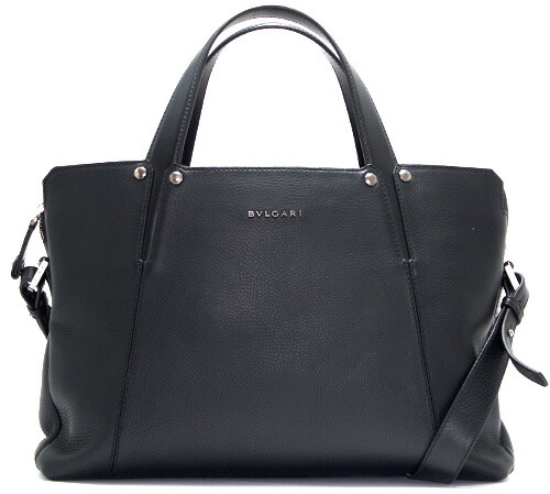 M9426 【美品】BVLGARI ブルガリ ブルガリマン ビジネスバッグ 黒