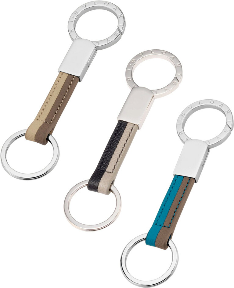 楽天市場】BVLGARI キーリングブルガリブルガリマンロゴ刻印ダブル