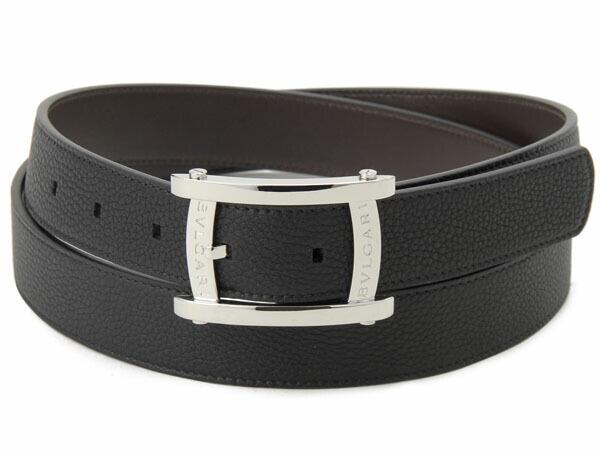 楽天市場】BVLGARI ブルガリリバーシブルメンズベルトネイビーブルー