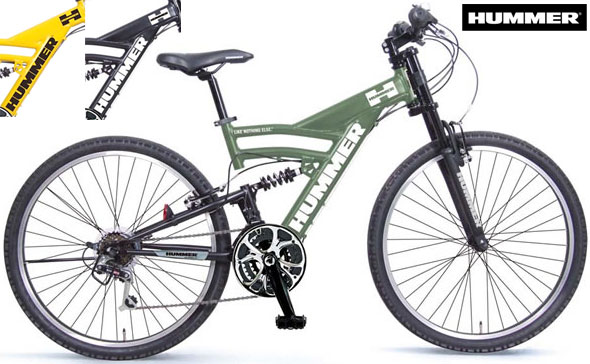 楽天市場】HUMMER ハマー マウンテンバイクMTB 26インチ自転車ツイン