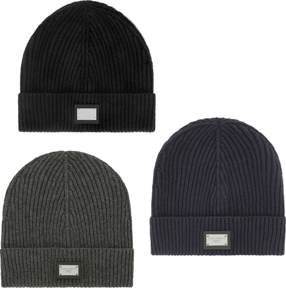 楽天市場】DOLCE&GABBANA D&Gドルチェ＆ガッバーナ ニット帽ドルガバ