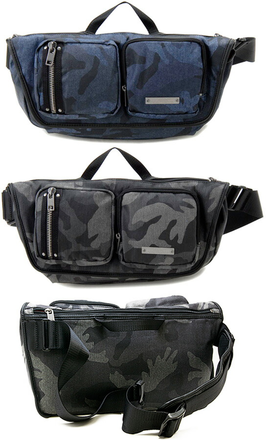 楽天市場】DIESEL ディーゼル ウエストポーチフロントWポケット付き