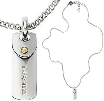 楽天市場】DIESEL ペンダントネックレスディーゼル ゴールドワン