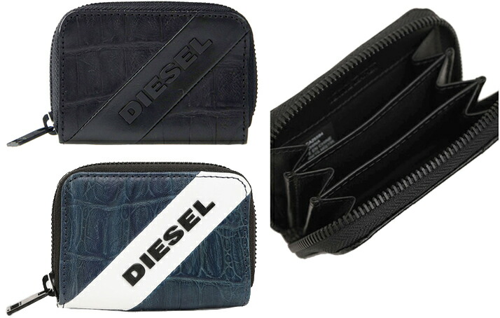 楽天市場】DIESEL ディーゼル ブラックメタルロゴメンズ 小銭入れラン