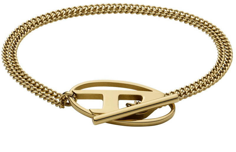 楽天市場】DIESEL ディーゼル Wチェーンブレスレットメンズ レディース