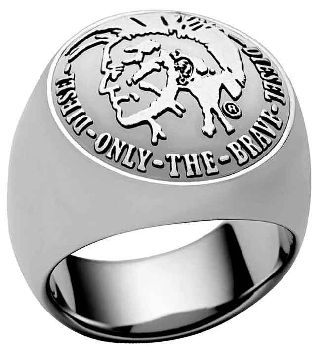 楽天市場】DIESEL ディーゼル リングブレイブマン シルバーリング 指輪